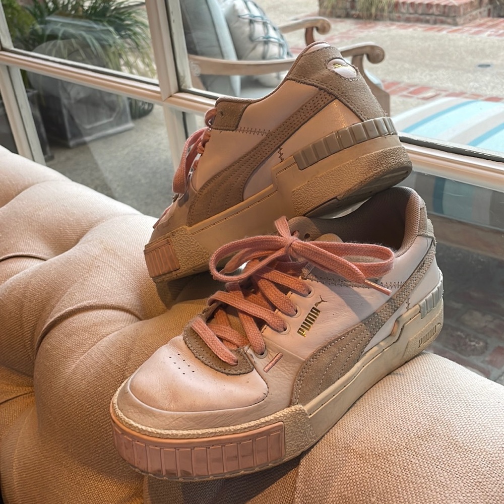 Lightly warn Puma sneakers